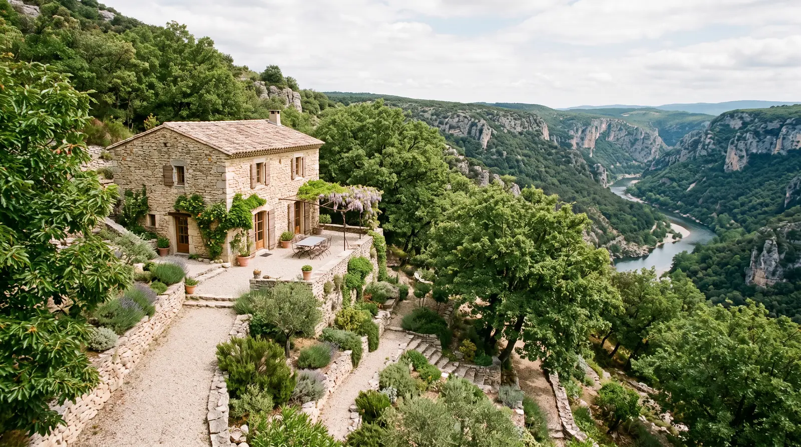 Exemple de logement de vacances en Ardèche