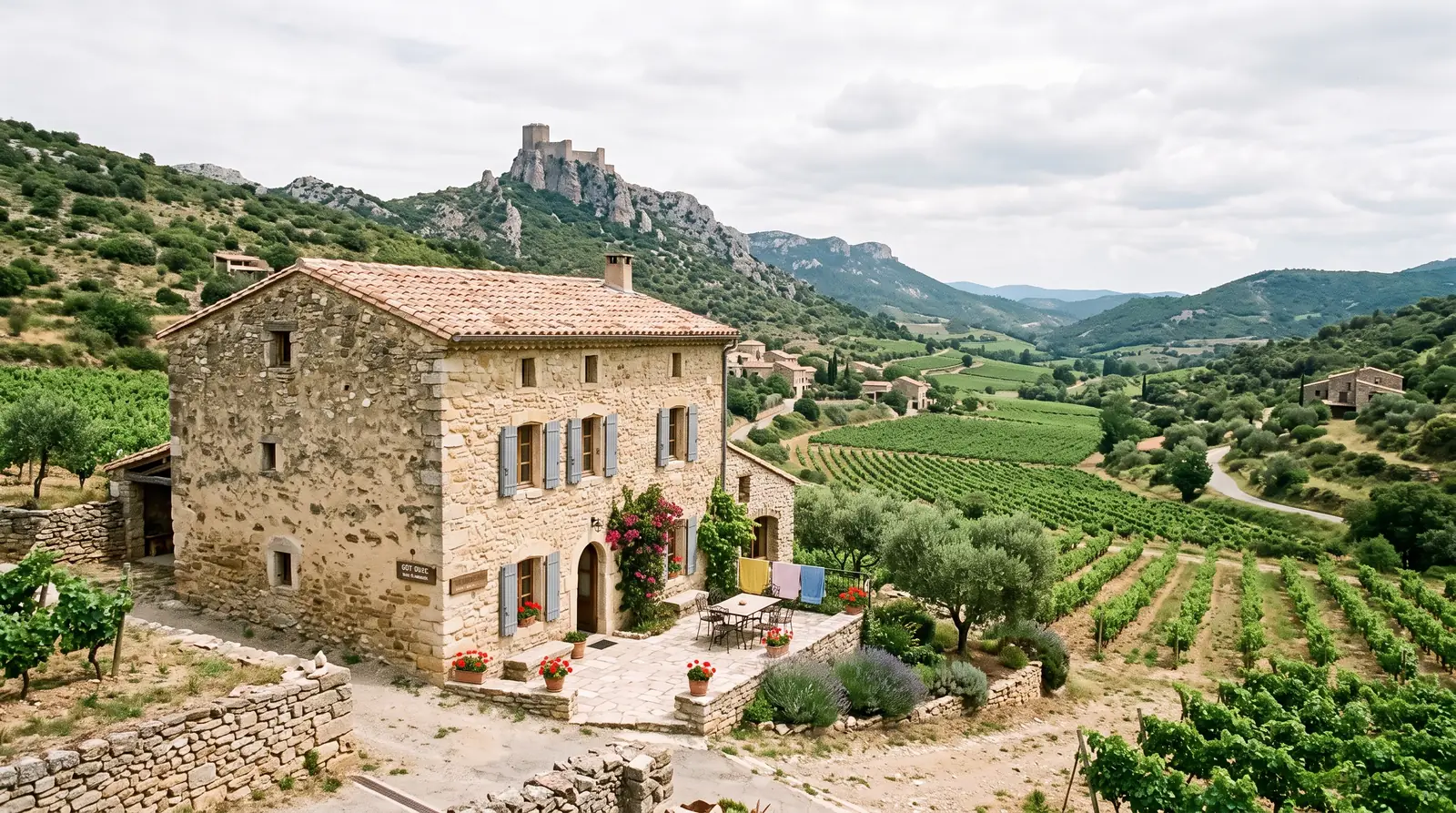 Exemple de logement de vacances dans l’Aude