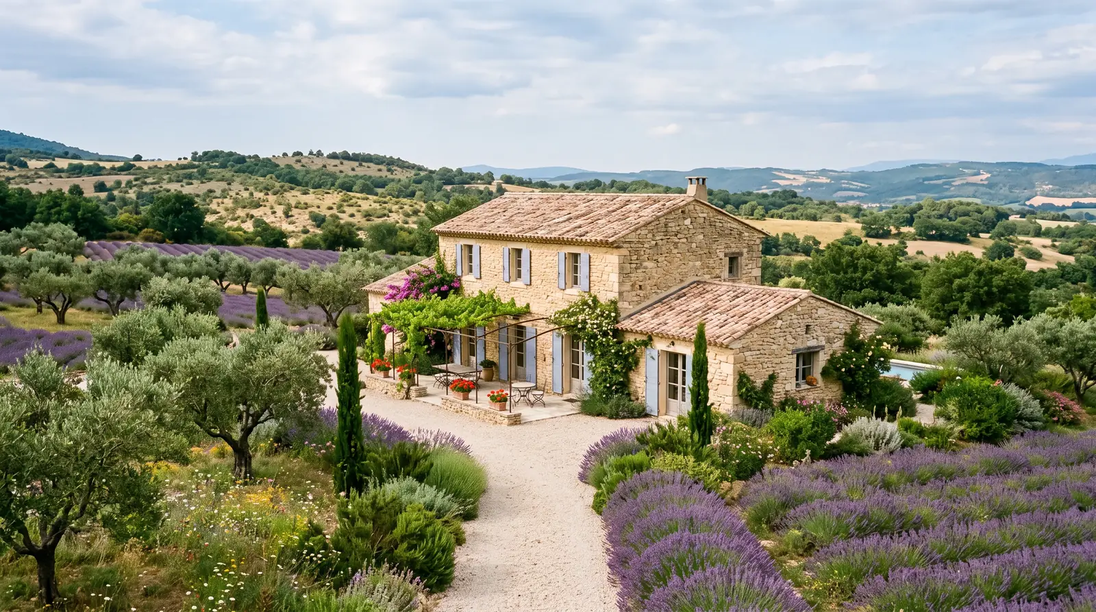 Exemple de logement de vacances dans la Drôme
