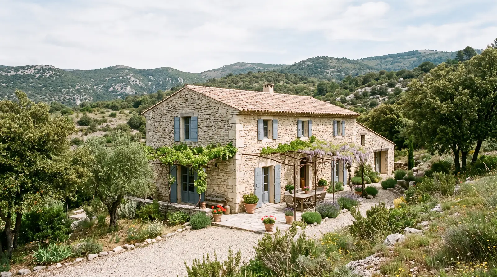 Exemple de logement de vacances dans le Gard