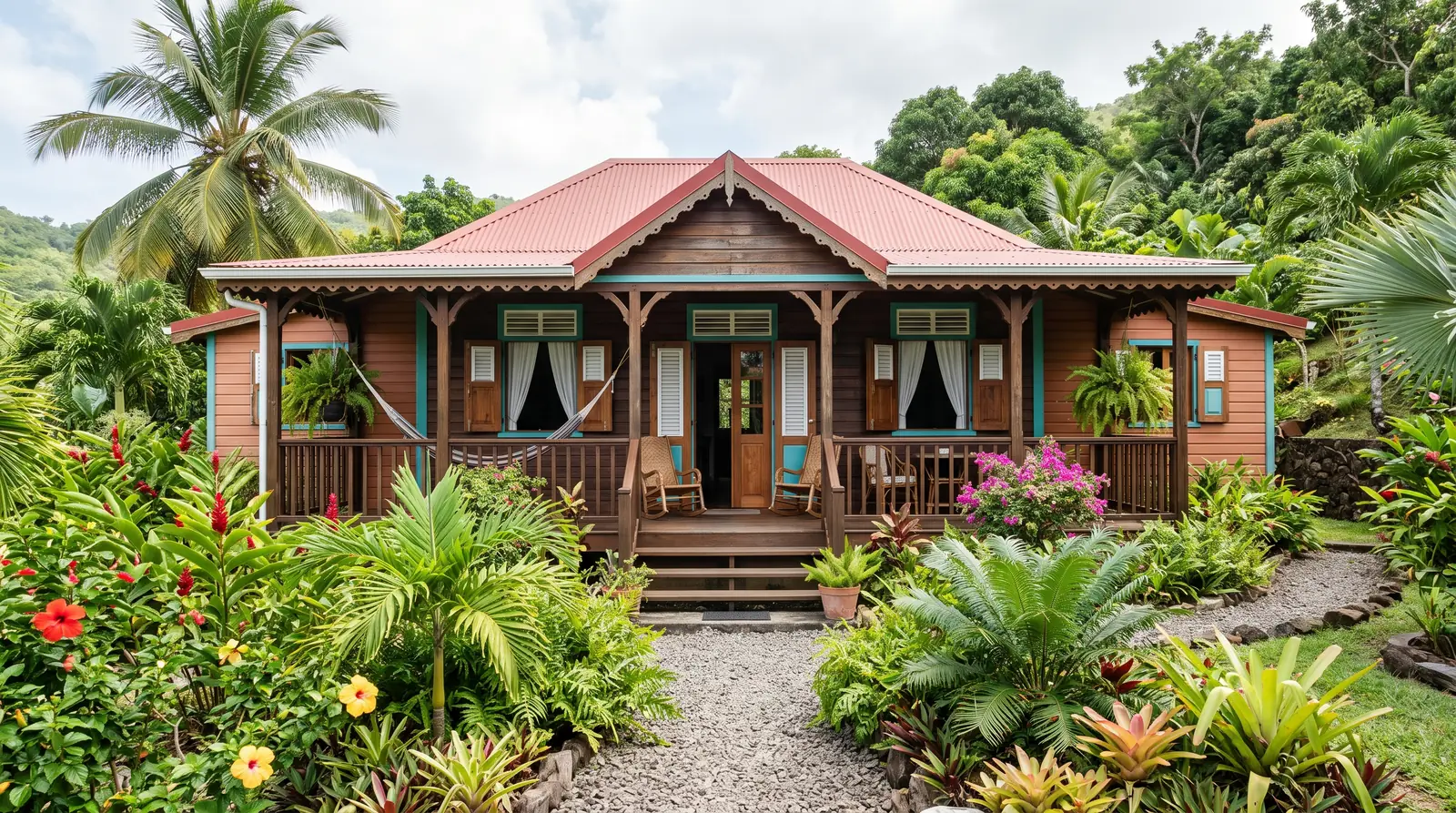 Exemple de logement de vacances en Guadeloupe
