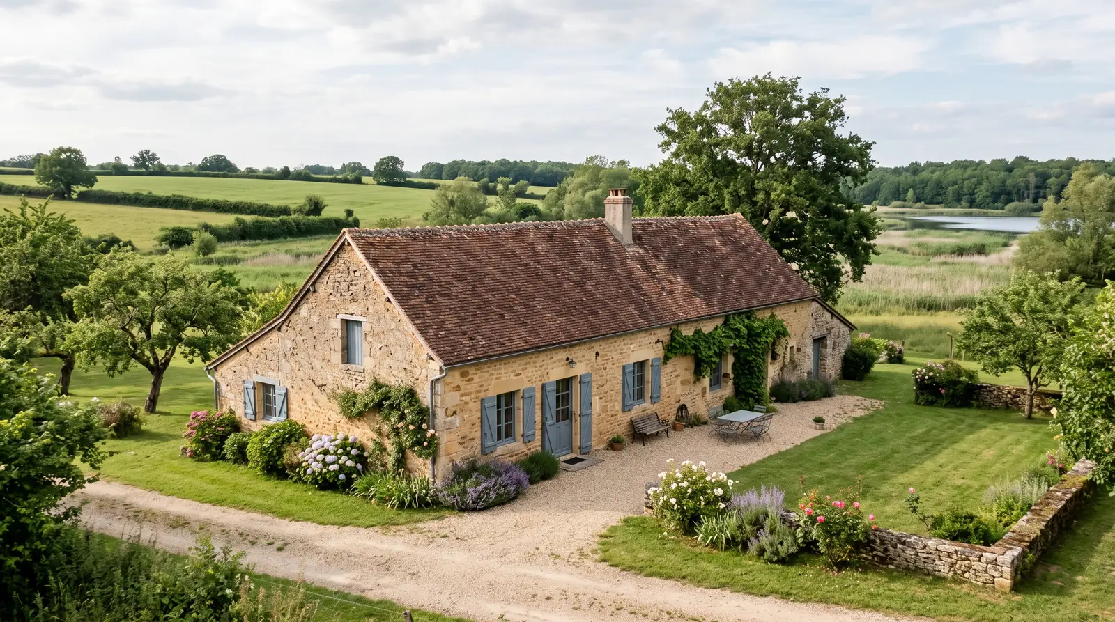 Exemple de logement de vacances dans l’Indre