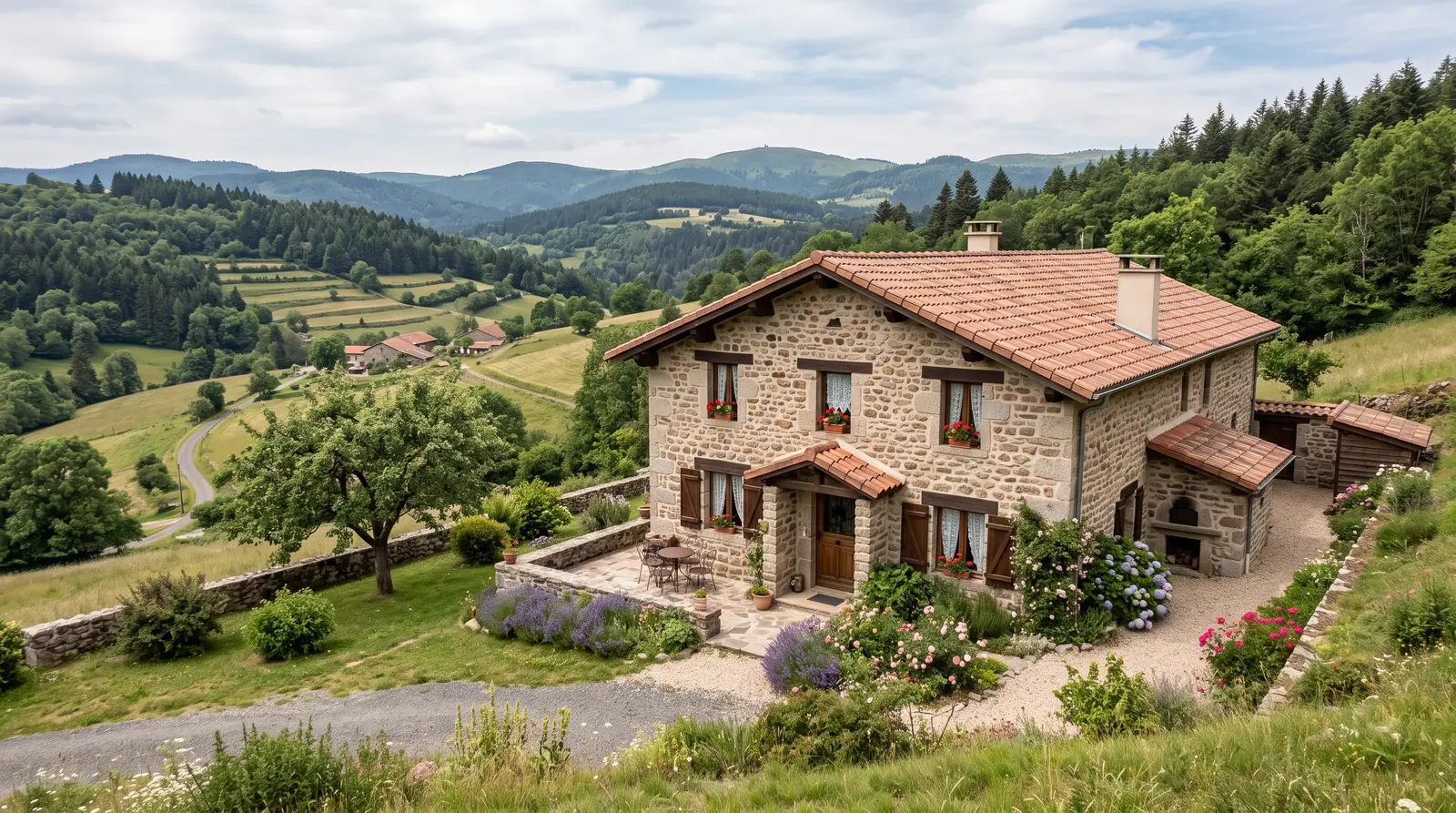 Exemple de logement de vacances dans la Loire