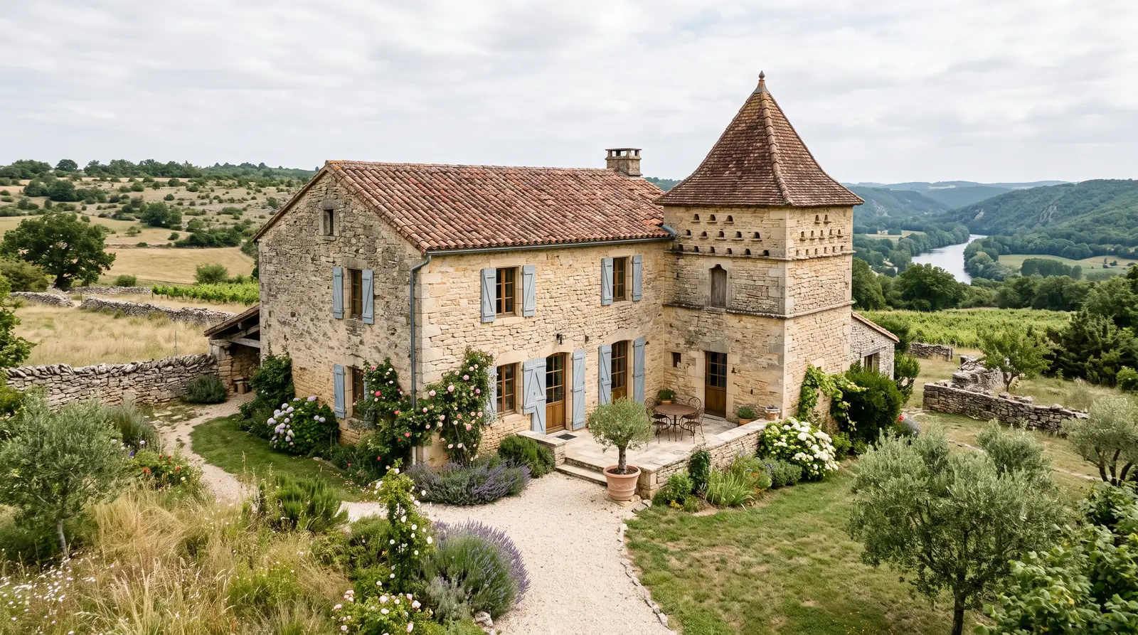 Exemple de logement de vacances dans le Lot