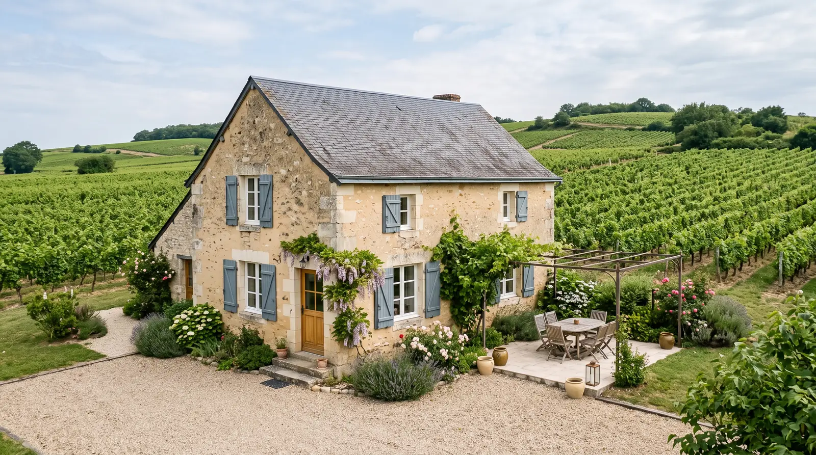 Exemple de logement de vacances dans le Maine-et-Loire