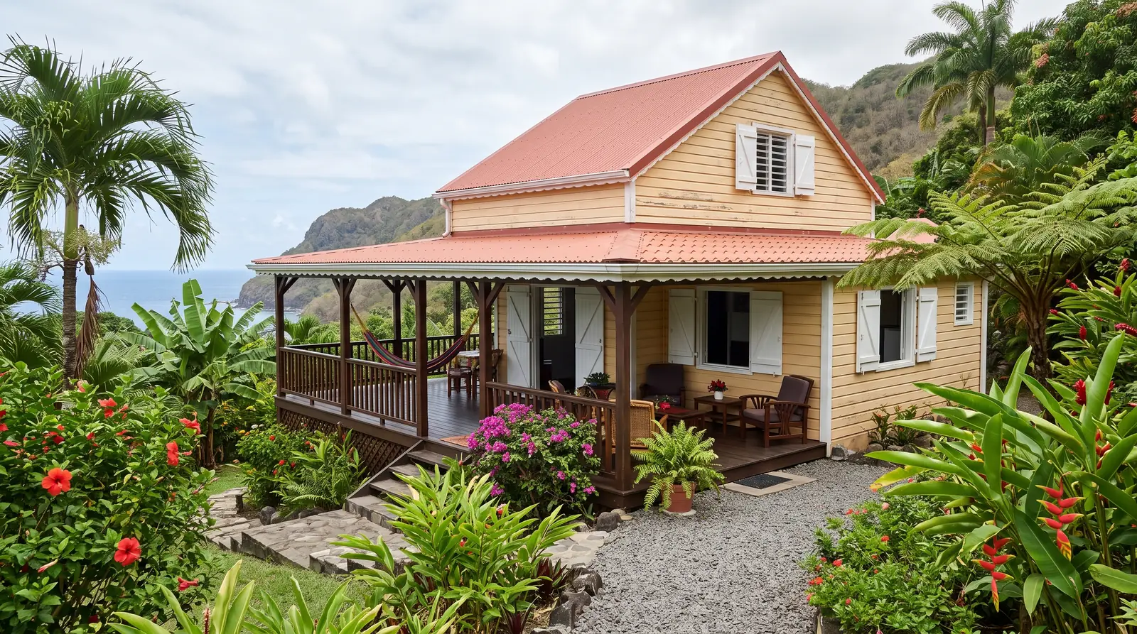 Exemple de logement de vacances en Martinique