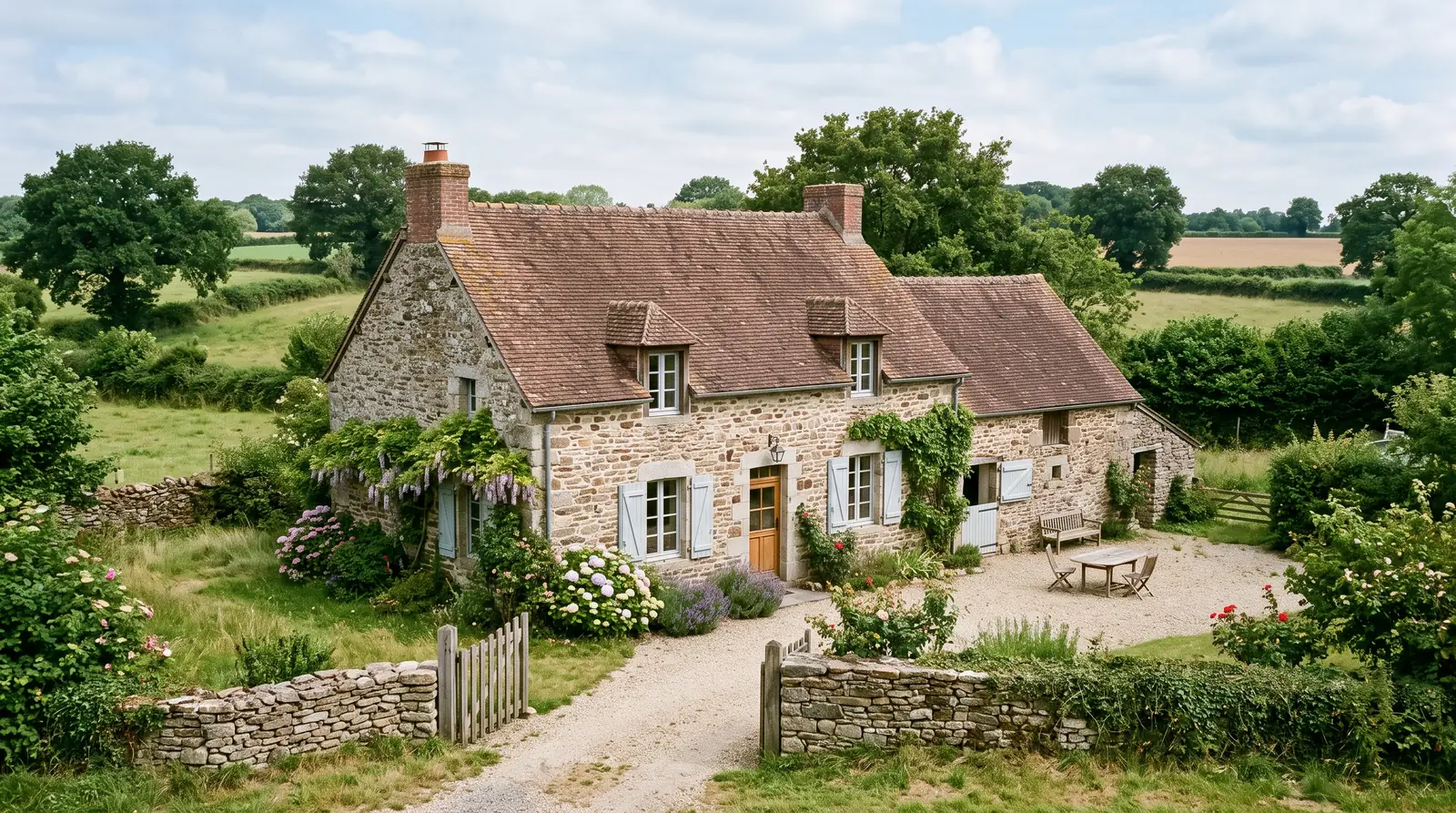 Exemple de logement de vacances dans la Mayenne