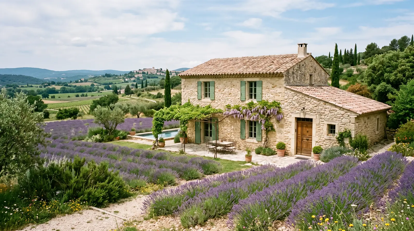 Exemple de logement de vacances dans le Vaucluse